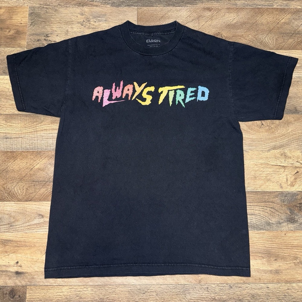 ELDON Always Tired Men's T Shirt Size M (TiLLYS)
